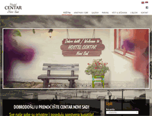 Tablet Screenshot of hostelcentarnovisad.com